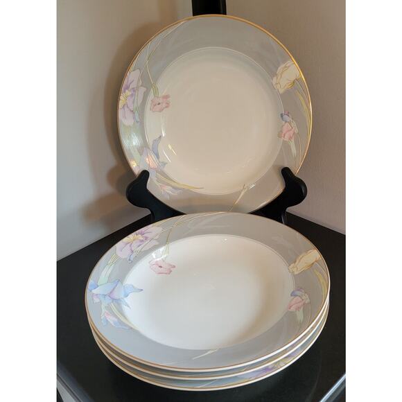 Mikasa Charisma Gray L9049 Rimmed Soup Bowl 8 1/4" D (Set of 4) - Picture 4 of 11